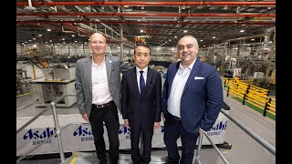 The opening of Asahi Beverage’s $55m upgraded Wulkuraka, Qld. (Image \u0026 footage source: Asahi)