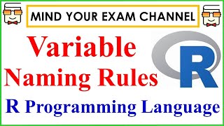 Variable Naming Rules in R Programming Language | R tutorial for Beginners | Free R Course