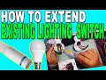 Cara tambah Pendawaian & Pemasangan Suis Lampu / How to Extend Existing Lighting wiring & Switch DIY