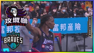 【P+聯盟】木桶伯再現? NBA 選秀榜眼Hasheem Thabeet驚天大火鍋 ! 高國豪、林志傑Highlight | 20210103| P.League例行賽 新竹街口攻城獅 vs 富邦勇士