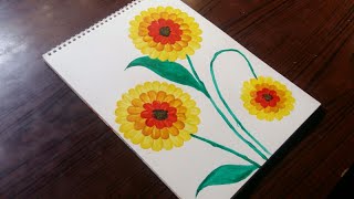 Finger painting/Finger printing/activities/Easy painting idea