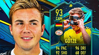 5⭐ SUPER MARIO! 🤩 93 MOMENTS GOTZE PLAYER REVIEW! - FIFA 21 Ultimate Team