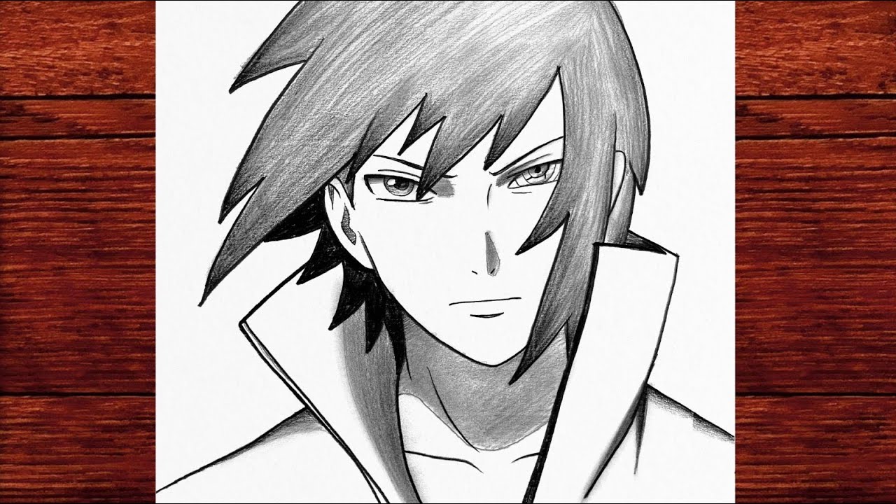 Sasuke Shippuden Face Drawing