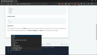 Hackerrank | Python | Word Order