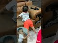 Dhruva getting down from sofa#cutebaby #cute #gettingdown