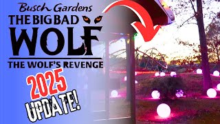 Big Bad Wolf: 2025 Construction Begins! | Busch Gardens Williamsburg FIRST UPDATE!