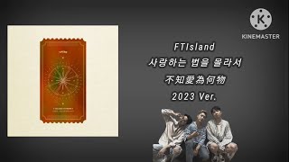 【韓中歌詞】FTIsland 사랑하는 법을 몰라서 不知愛的方法 2023Ver.