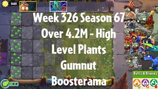 (Over 4.2M - Gumnut Boosterama) PvZ2 Arena Week 326 S67, High Level Plants - Jade League