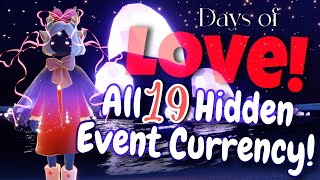 ALL 15 + 4 Hidden Event Currency RIbbons - Days of Love 2025 - Sky Children of the Light nastymold