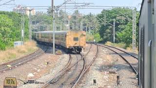 Mangaluru Central  ↔️   Madgaon Junction  MEMU Exp [10108] Departing from Mangaluru Central.