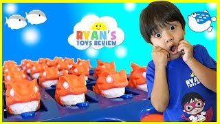 Family Fun Games for Kids Piranha Panic with Egg Surprise Toys