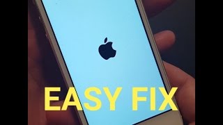 IPHONE 3, 4, 5, 6, 6 , 6s, PLUS: SOLUTION TO FIX "APPLE LOGO STUCK" ON SCREEN