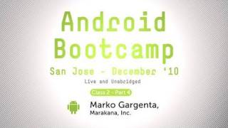 Video: Android Application Development - AsyncTask, Preferences, and Options Menu