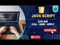 Call, Apply & Bind in JavaScript - Front End Interview 🔥#javascript #javascriptengineer