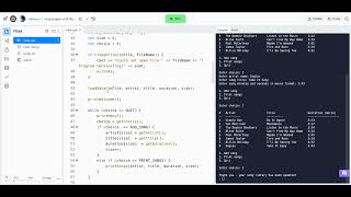56. File input and parallel arrays