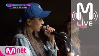 [언프리티랩스타3 LIVE] 자이언트 핑크 vs 케이시 @ 영구탈락미션 1vs1 배틀 160812 EP.03