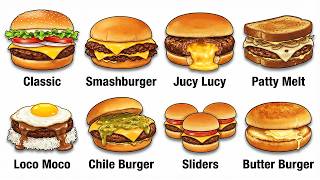 All Hamburgers Explained in 5 Minutes