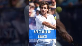 Andre Agassi's SPECTACULAR passing shot! 🙌