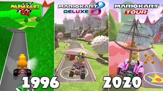 Evolution Of N64 Royal Raceway Course In Mario Kart Games [1996-2020]