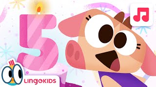 Happy Birthday Song for 5-Year-Olds 🎂5️⃣🎈 Songs for kids | Lingokids