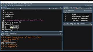 Creating Empty Vector in R