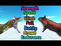 Battle ability Cryolophosaurus vs carnotaurus animal revolt battle simulator