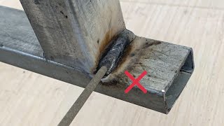 Few Know The Secret Trick Of Welding Galvanized Square Pipes | Arc Welding