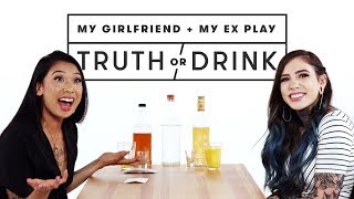 My Girlfriend \u0026 My Ex Play Truth or Drink (Saveara \u0026 Emily) | Truth or Drink | Cut