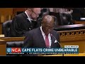 cele challenges saps on cape flats violence