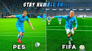 ERLING HAALAND Penalty Kicks | PES vs FIFA • From 2020 to 2025