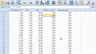 Command - Recode into Same or Different Variables