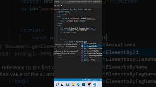 onClick event in javascript l javascript DOM #short