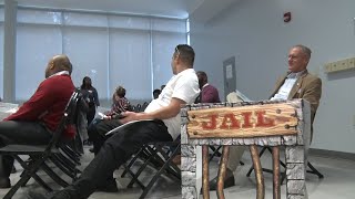 Simulation shows criminal justice employees what life is like after prison