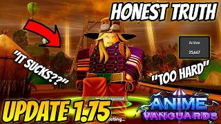 The *HONEST* Truth About Anime Vanguards Update 1.75!!