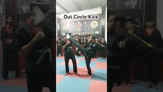 Out Circle Kick #selfdefence #selfdefense #shortsvideo #shorts #martialarts #taekwondo #karate #MMA