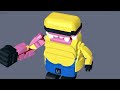 how to build lego creepy despicable me 4 minions