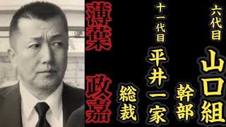 六代目山口組『幹部』十一代目平井一家『総裁』薄葉政嘉の経歴。※令和6年1月27日、個人の粗相により、若頭補佐から幹部に降格、東海ブロック長を解任。