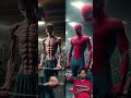 skinny spider man’s epic transformation💥 from weak to strong spiderman shorts mcu marvel