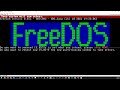 installing freedos 1.3 on a tandy 1000 sl 2 using 86box