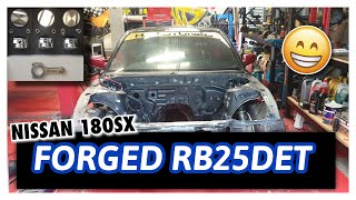 FORGED RB25det 180SX || Yewww parts have arrived, LETS GO !! 🔥 😁