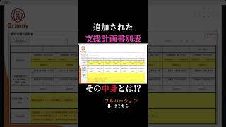 追加された「個別支援計画書の別表」その中身とは⁉︎ #福祉 #放課後等デイサービス #介護 #法改正 #経営者 #起業