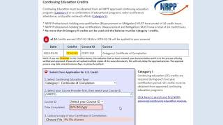 Video Tutorial ContinuingEdTab
