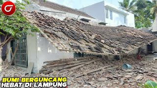 Mencekam!! Gempa Beruntun Guncang Tanggamus Lampung Hari Ini, Warga Panik Berlarian