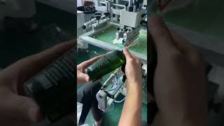 Plastic bottle screen printing machine debugging, glass cup printing machine塑料瓶丝印机，玻璃杯滚印机，丝网印刷机，移印机