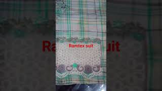 Ramtex  suit with pure dupatta 9915756580#fashion #viral #trending