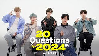 TOMORROW X TOGETHER Answer 20 Questions for 2024 | MTV