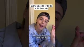 Every Episode of Suits in 20 Seconds #parody #suits #skits #netflix