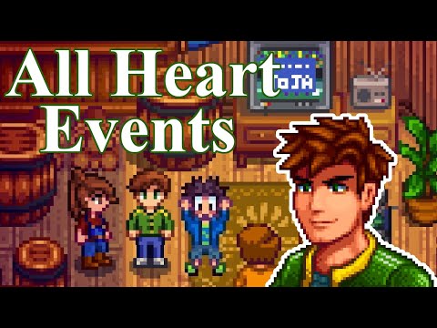 Alex All Heart Events! – Stardew Valley 1.5
