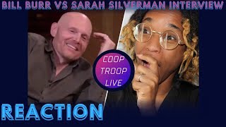 REACTION | Coop Troop Live on Awkward Bill Burr vs Sarah Silverman Interview