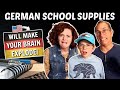 Who Knew School Supplies Could be So Different Between the USA & Germany?!  🇩🇪 SCHOOL SUPPLY Shocks